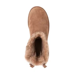 Womens UGG® Mini Bailey Bow II Boot - Rocky Oak