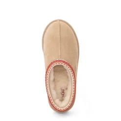 Womens UGG® Tasman II Slipper - Sand / Dark Cherry