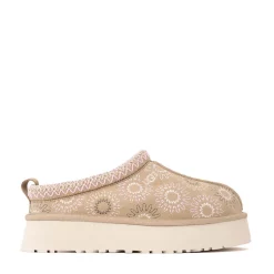 Womens UGG® Tazz Sun Stitch Slipper - Mustard Seed