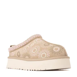 Womens UGG® Tazz Sun Stitch Slipper - Mustard Seed